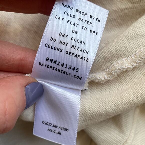 Daydreamer Sex Pistols Anarchy in the UK Long Sleeve Oversize Tee - Picture 10 of 10